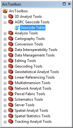 geocoding toolbox