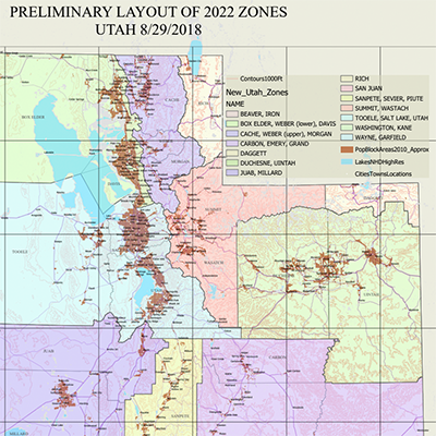 Preliminary zone layout